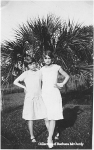 Inez Huggins and Elsie Gentry, a cousin who lived in Tampa (click for larger image)