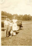 LeRoy, Jerry and Shelby Findley - c. 1950 (click for full size image)