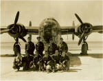 Captain Fred H. Jones (2nd from left, back row) and crew (click for full size image)